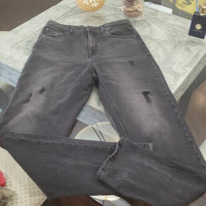 VERO MODA BLACK HIGH WAIST DENIM JEANS